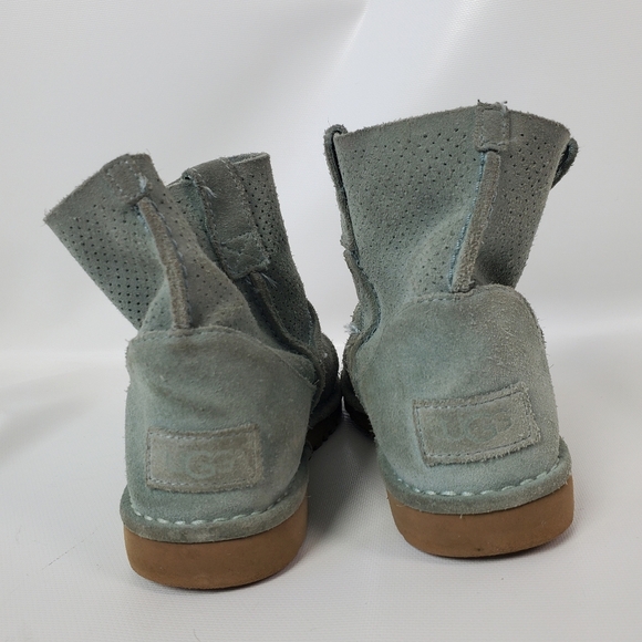 UGG Leather Laser Cut Leather Insoles Slip On Boots - Picture 3 of 11